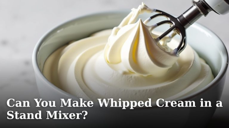 Can You Make Whipped Cream in a Stand Mixer?