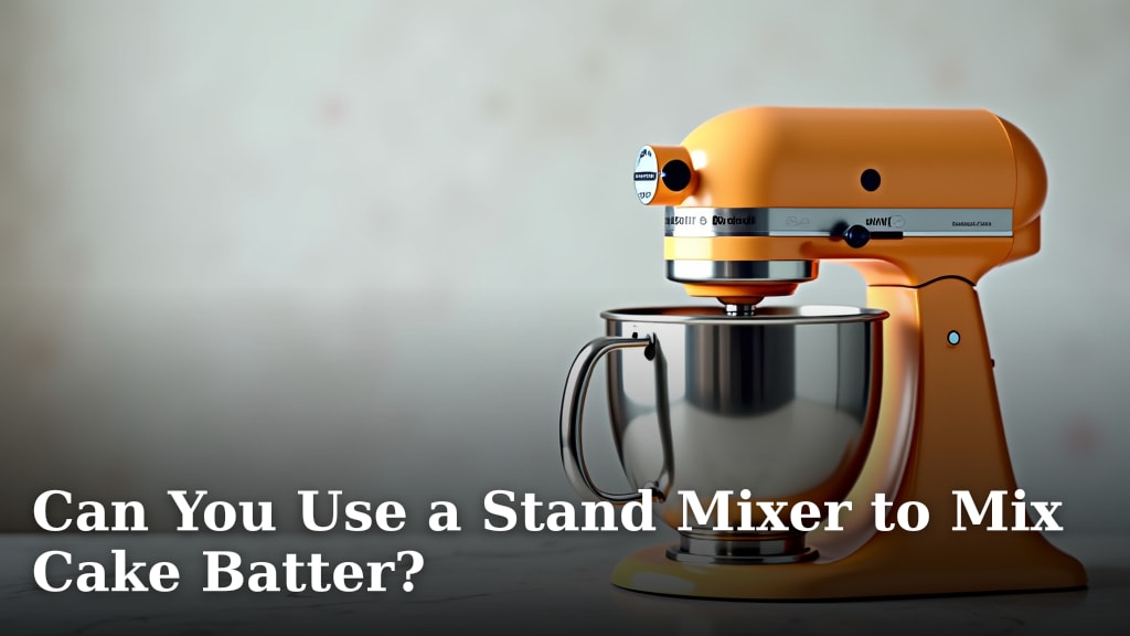 Can You Use a Stand Mixer to Mix Cake Batter?