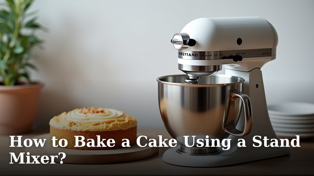 How to Bake a Cake Using a Stand Mixer?