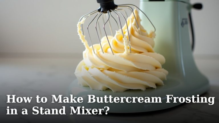 How to Make Buttercream Frosting in a Stand Mixer?