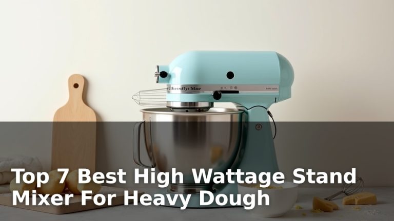 Top 7 Best High Wattage Stand Mixer For Heavy Dough