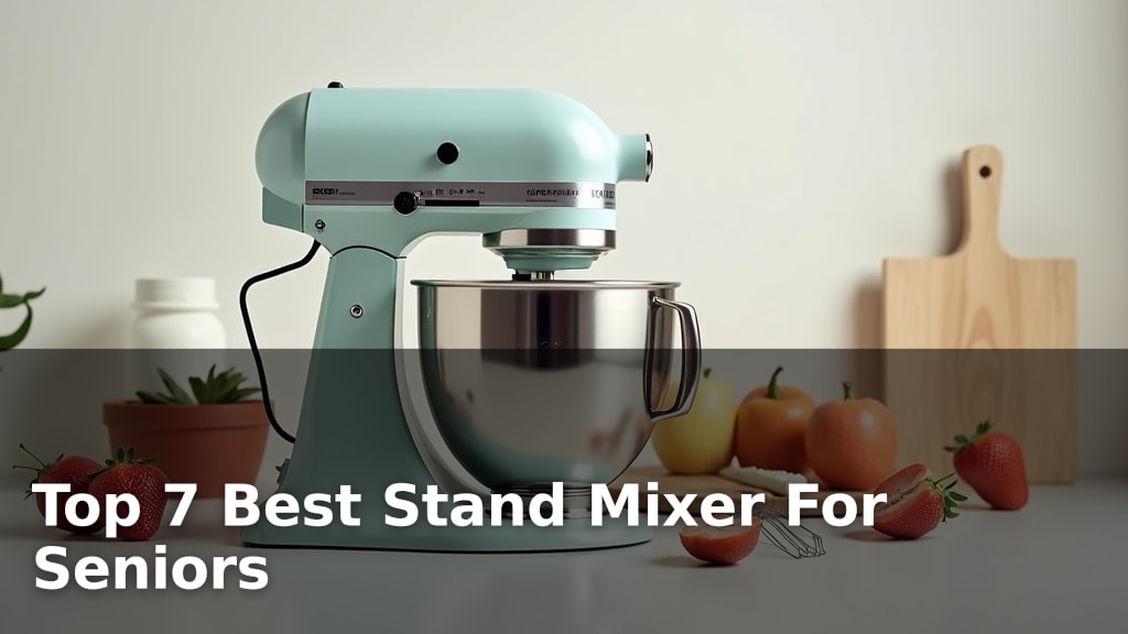 Top 7 Best Stand Mixer For Seniors