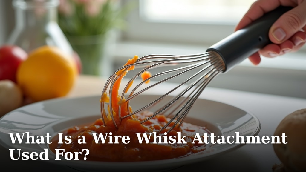 What Is a Wire Whisk Attachment Used For?