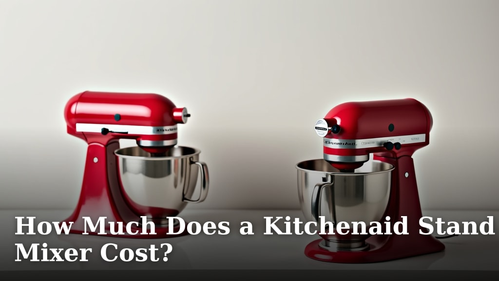 How Much Does a Kitchenaid Stand Mixer Cost?
