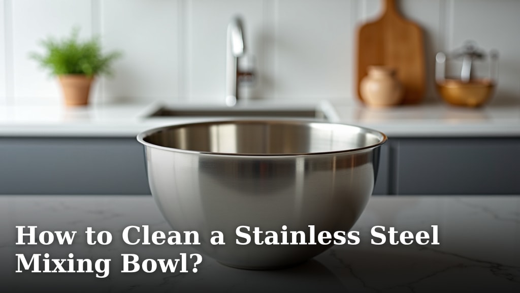 How to Clean a Stainless Steel Mixing Bowl?