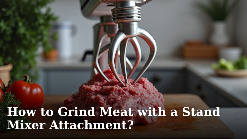 How to Grind Meat with a Stand Mixer Attachment?