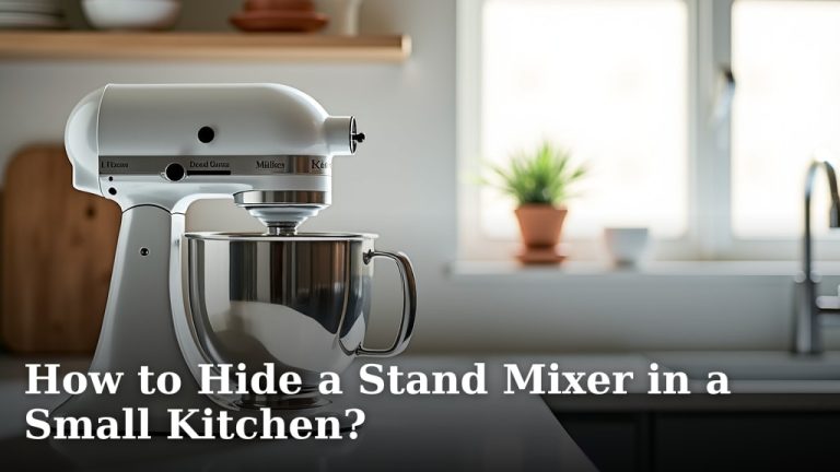 How to Hide a Stand Mixer in a Small Kitchen?