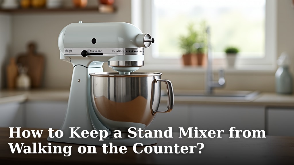 How to Keep a Stand Mixer from Walking on the Counter?