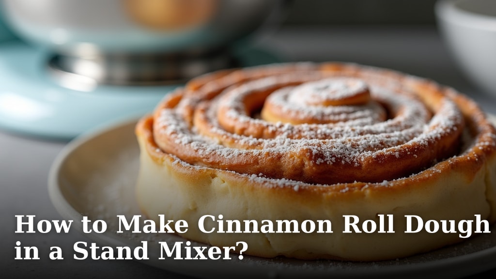 How to Make Cinnamon Roll Dough in a Stand Mixer?