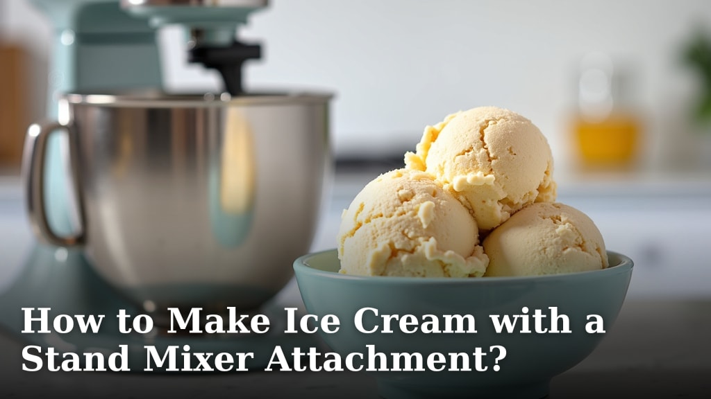 How to Make Ice Cream with a Stand Mixer Attachment?