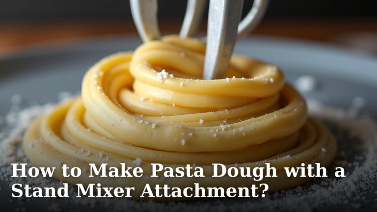 How to Make Pasta Dough with a Stand Mixer Attachment?