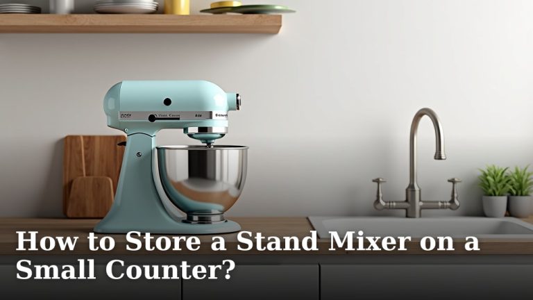 How to Store a Stand Mixer on a Small Counter?
