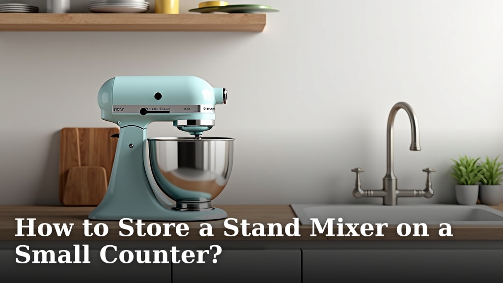 How to Store a Stand Mixer on a Small Counter?
