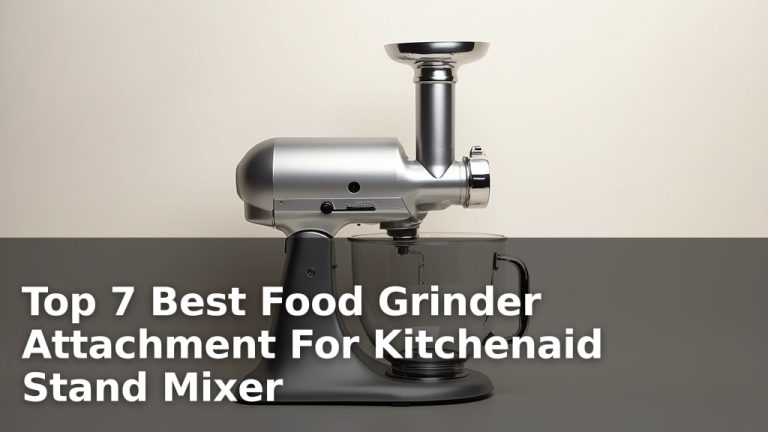 Top 7 Best Food Grinder Attachment For Kitchenaid Stand Mixer