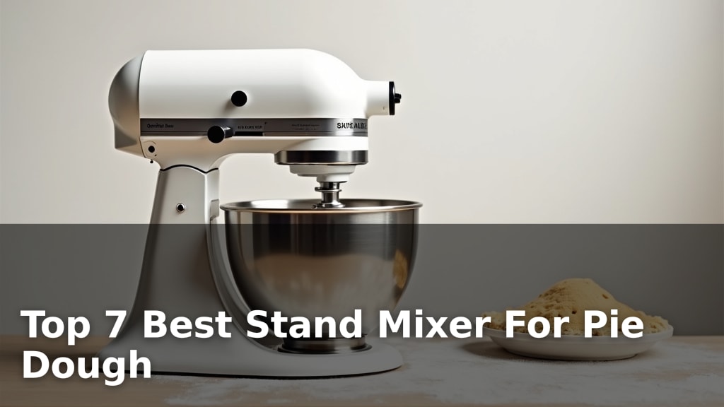 Top 7 Best Stand Mixer For Pie Dough
