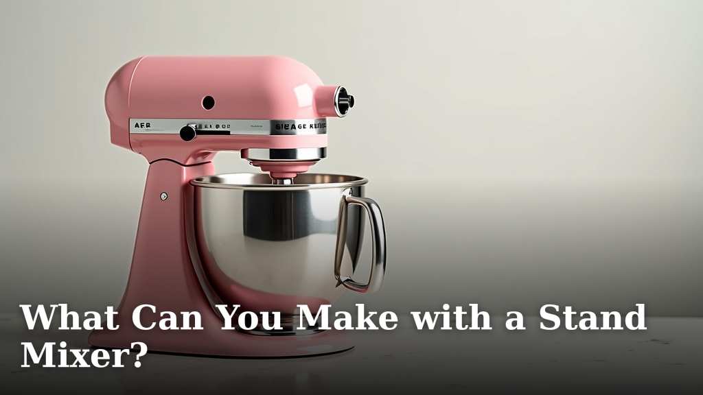 What Can You Make with a Stand Mixer?