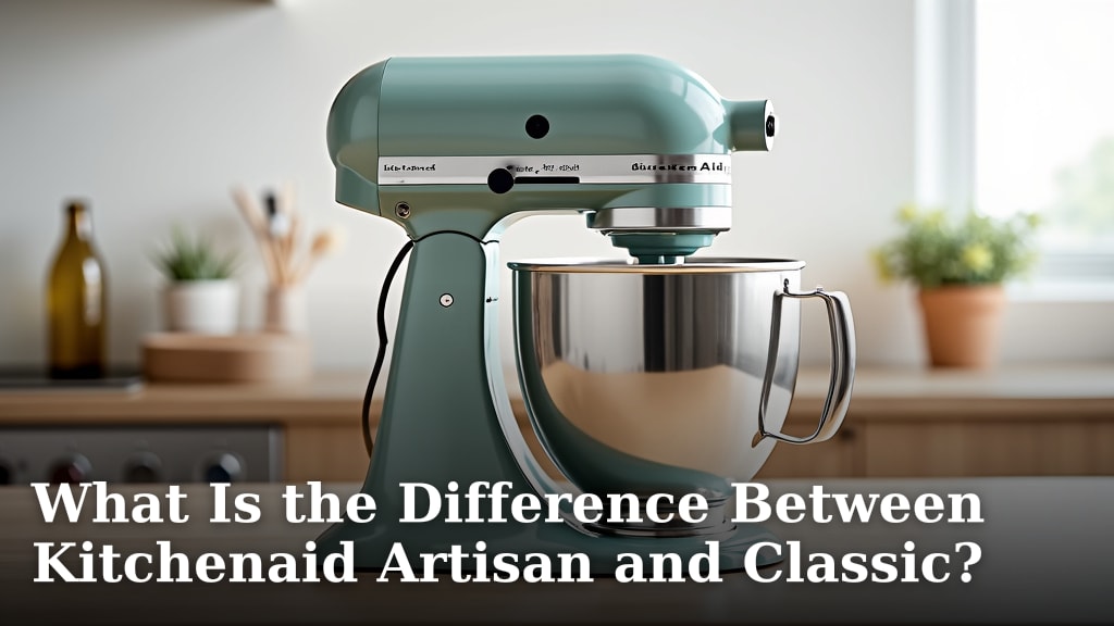 What Is the Difference Between Kitchenaid Artisan and Classic?