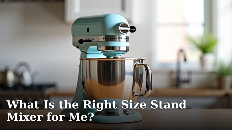 What Is the Right Size Stand Mixer for Me?