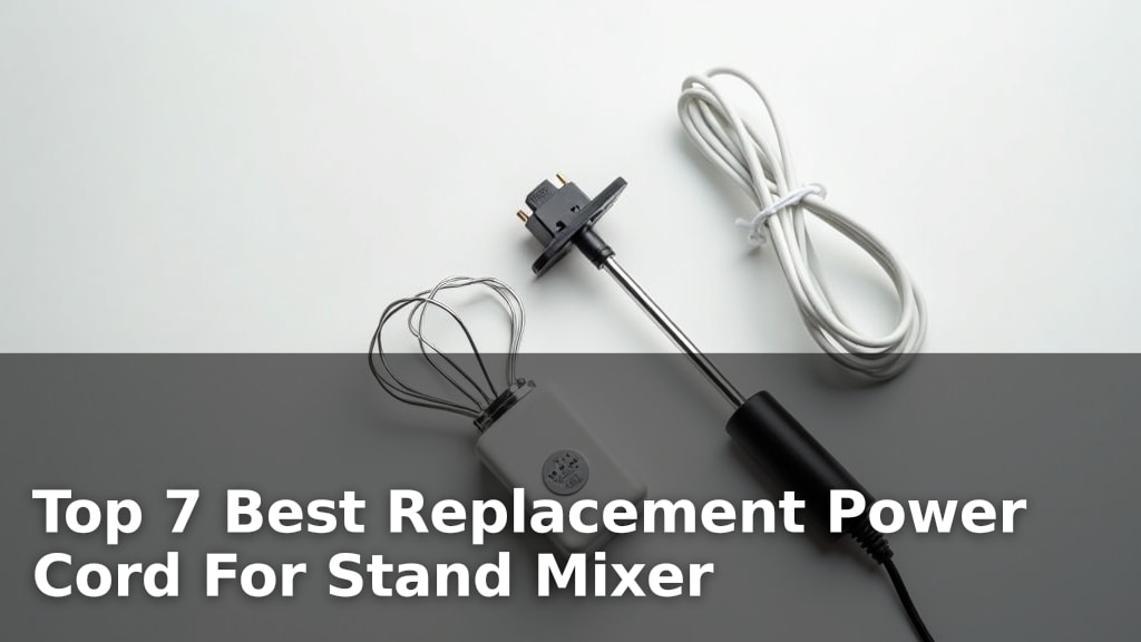 Top 7 Best Replacement Power Cord For Stand Mixer