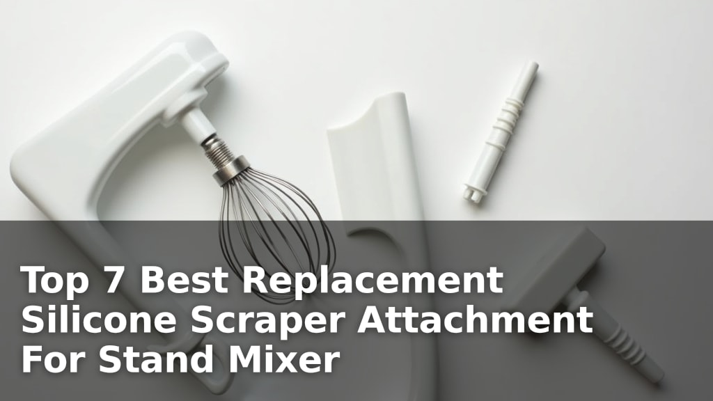 Top 7 Best Replacement Silicone Scraper Attachment For Stand Mixer