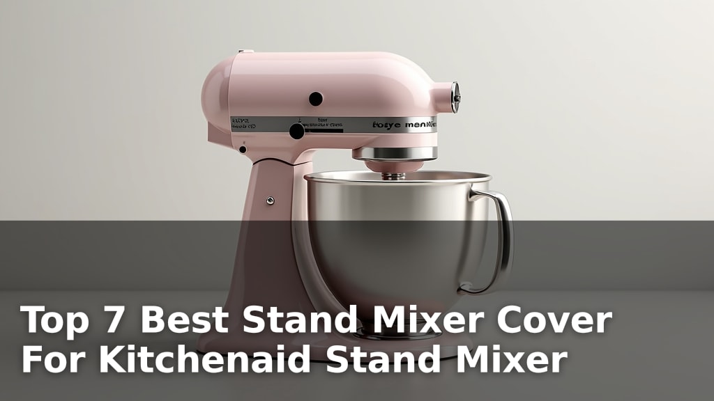 Top 7 Best Stand Mixer Cover For Kitchenaid Stand Mixer