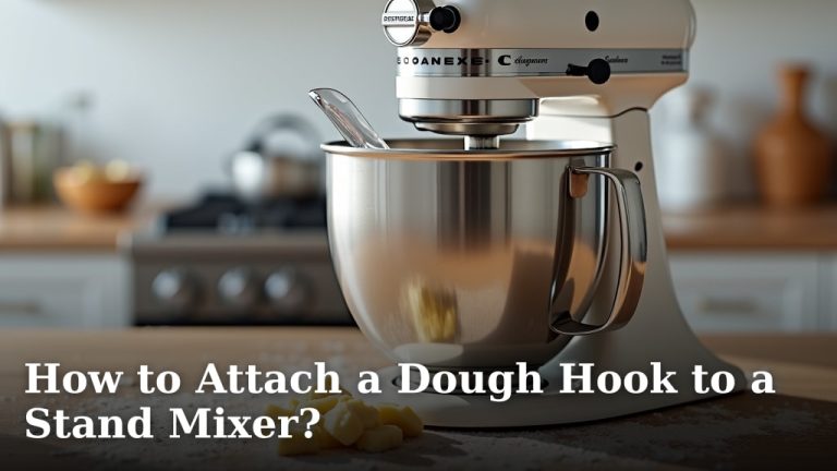 How to Attach a Dough Hook to a Stand Mixer?