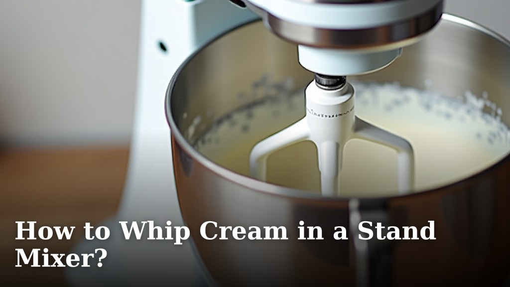 How to Whip Cream in a Stand Mixer?