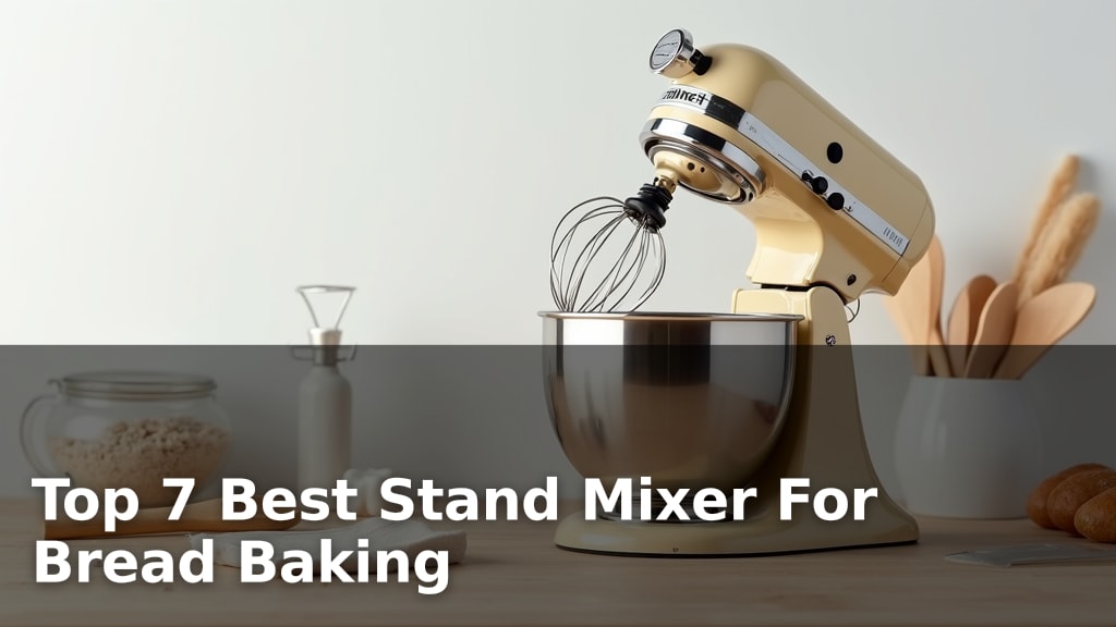 Top 7 Best Stand Mixer For Bread Baking