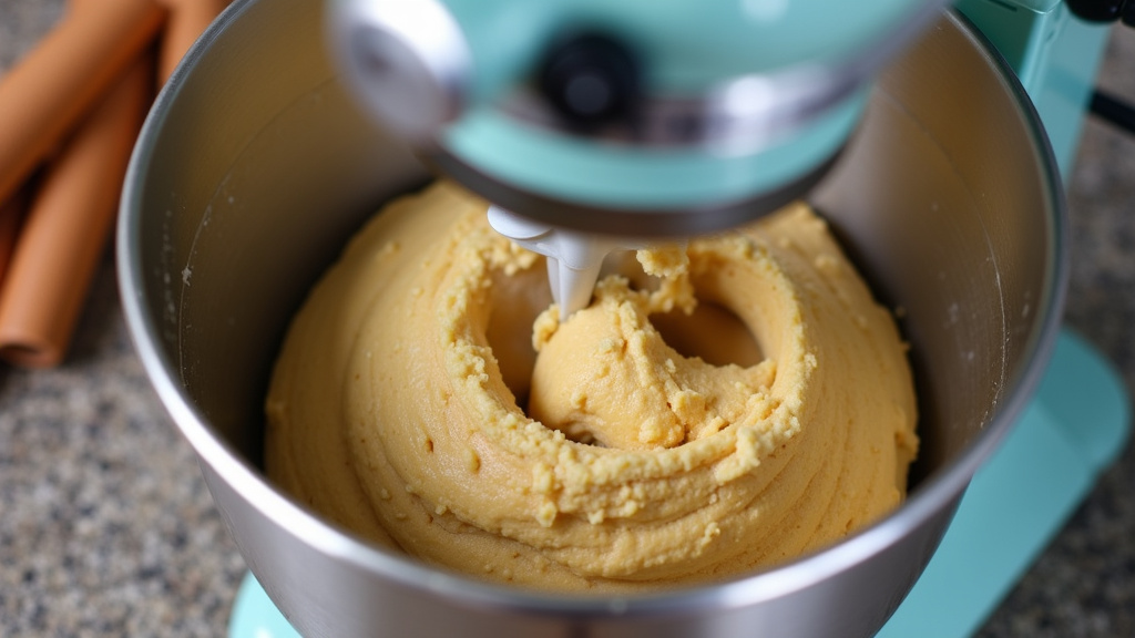 Mixing Cinnamon Roll Dough with Your Stand Mixer