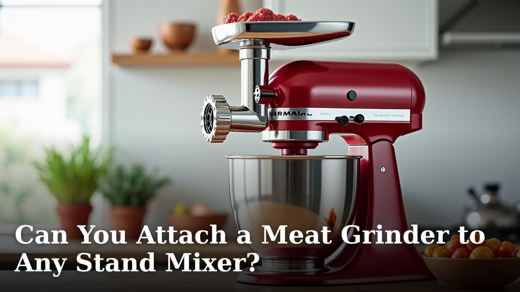 Can You Attach a Meat Grinder to Any Stand Mixer?
