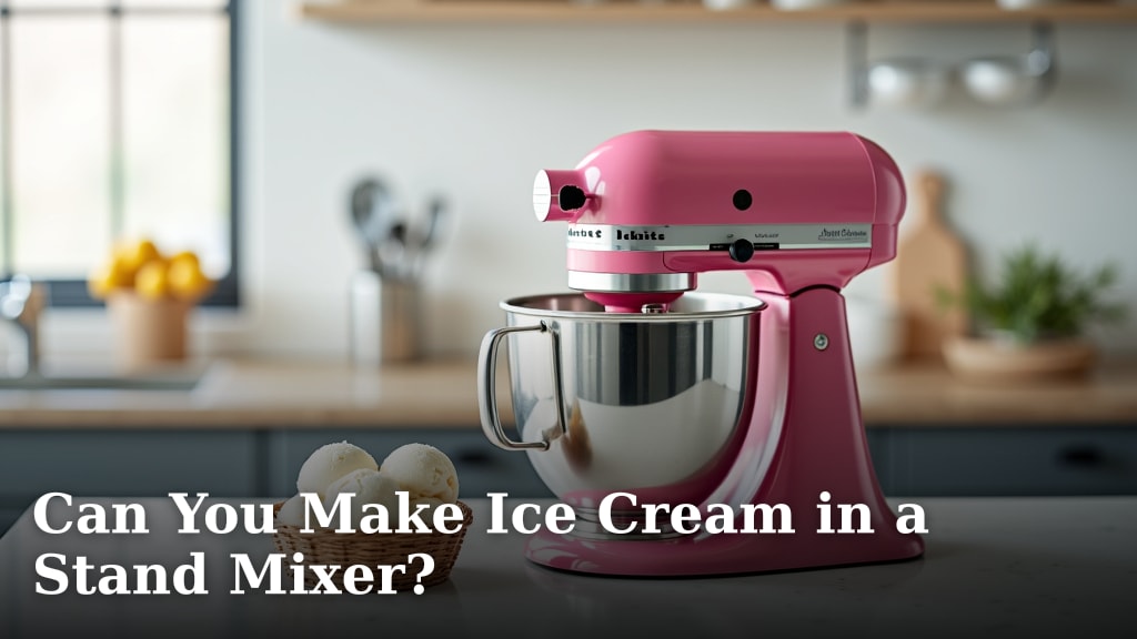 Can You Make Ice Cream in a Stand Mixer?
