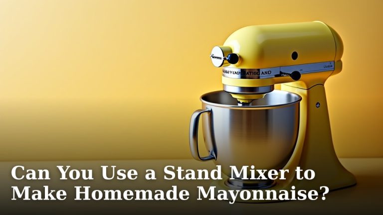 Can You Use a Stand Mixer to Make Homemade Mayonnaise?