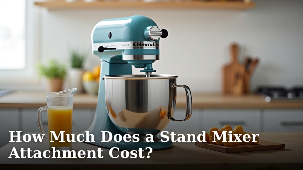 How Much Does a Stand Mixer Attachment Cost?