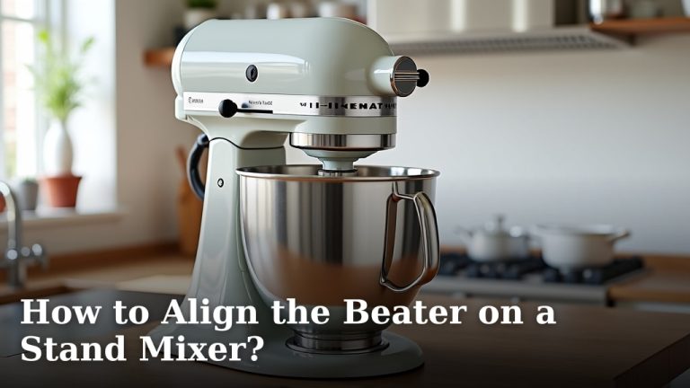 How to Align the Beater on a Stand Mixer?