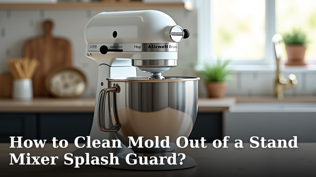 How to Clean Mold Out of a Stand Mixer Splash Guard?