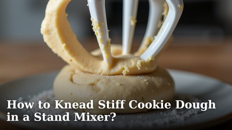 How to Knead Stiff Cookie Dough in a Stand Mixer?