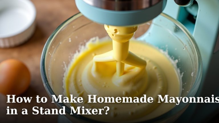 How to Make Homemade Mayonnaise in a Stand Mixer?