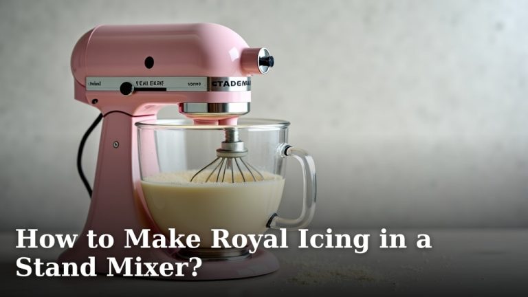 How to Make Royal Icing in a Stand Mixer?