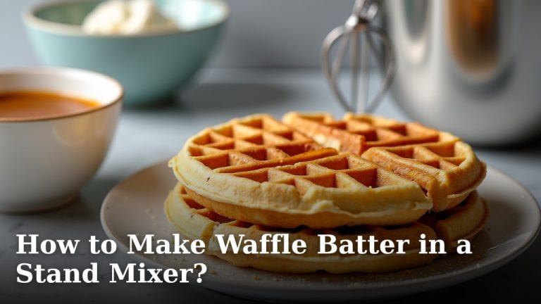 How to Make Waffle Batter in a Stand Mixer?