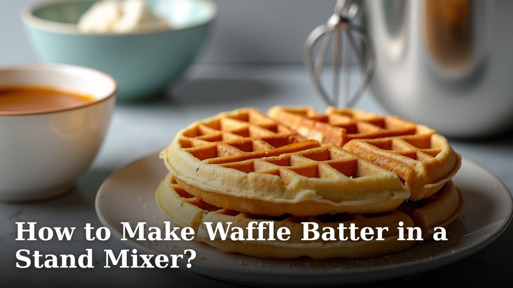 How to Make Waffle Batter in a Stand Mixer?