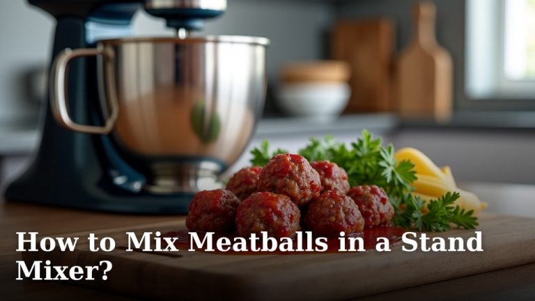 How to Mix Meatballs in a Stand Mixer?