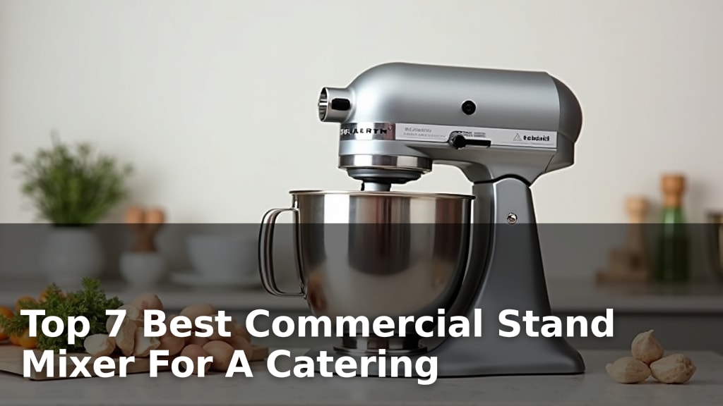 Top 7 Best Commercial Stand Mixer For A Catering