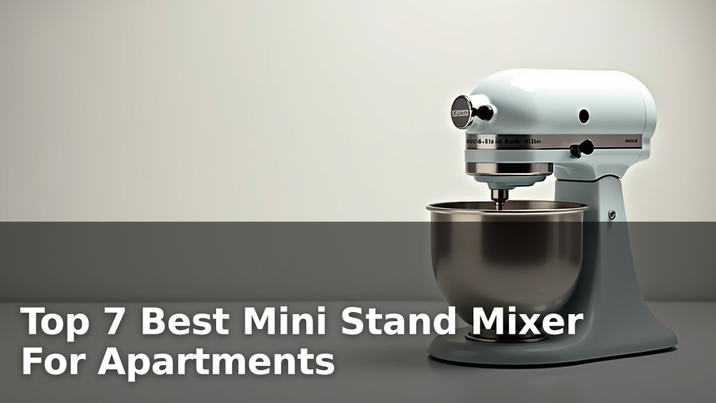 Top 7 Best Mini Stand Mixer For Apartments