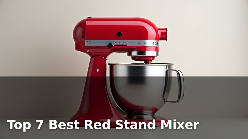 Top 7 Best Red Stand Mixer