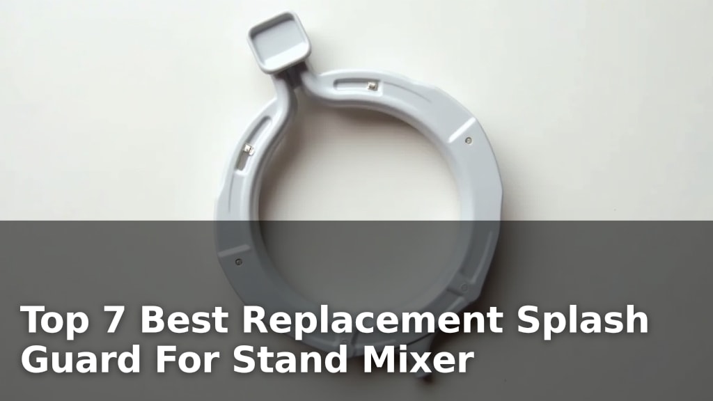 Top 7 Best Replacement Splash Guard For Stand Mixer