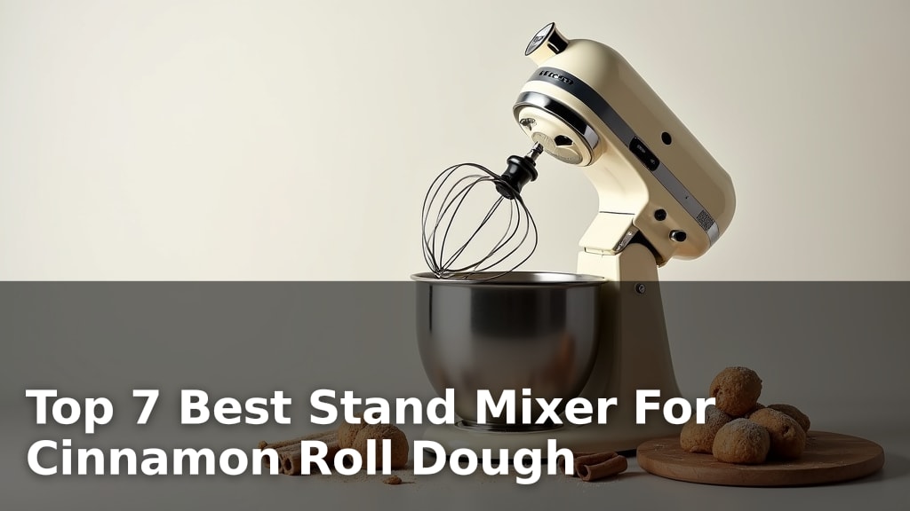 Top 7 Best Stand Mixer For Cinnamon Roll Dough