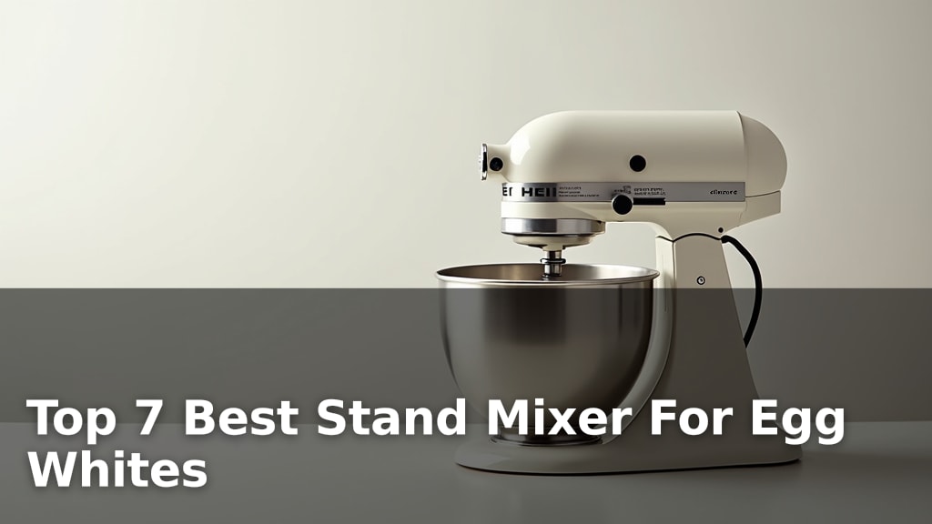 Top 7 Best Stand Mixer For Egg Whites