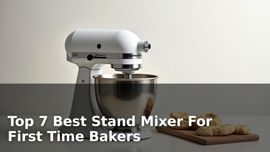 Top 7 Best Stand Mixer For First Time Bakers