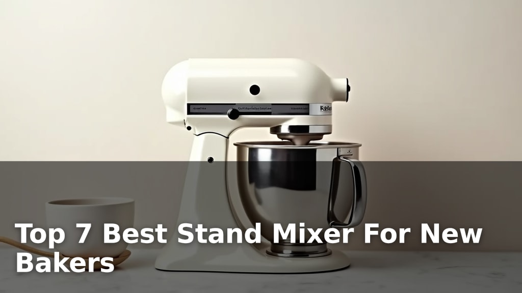 Top 7 Best Stand Mixer For New Bakers