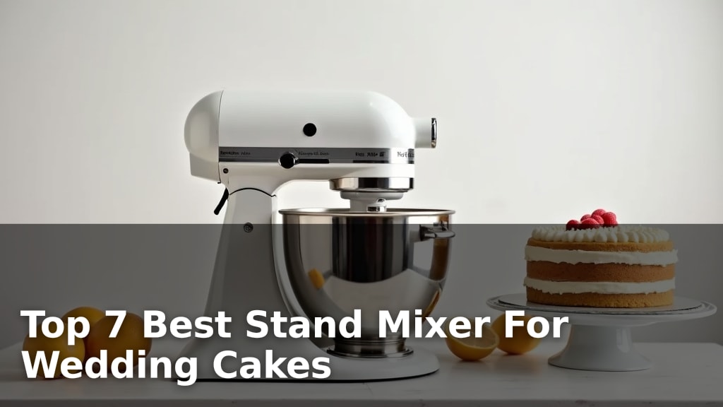 Top 7 Best Stand Mixer For Wedding Cakes